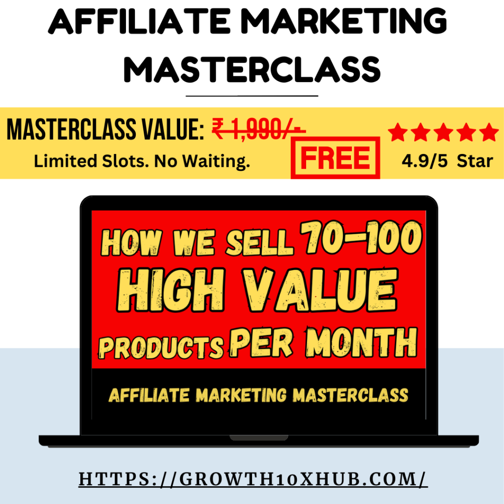 Free Affiliate Marketing Masterclass