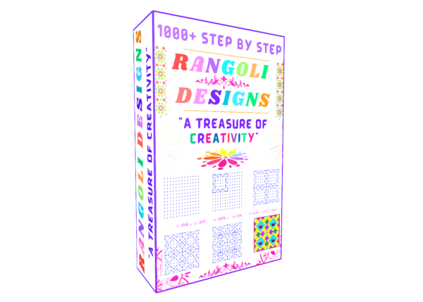 100+ step by step Rangoli Designs Final Book Cover