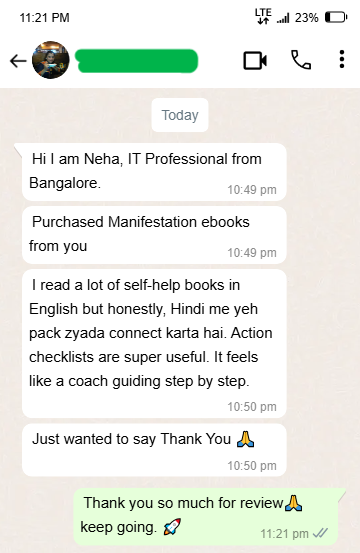 Manifestation Review 1