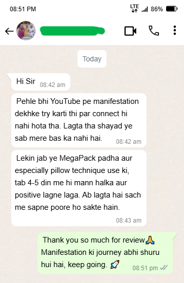 Manifestation Review 3