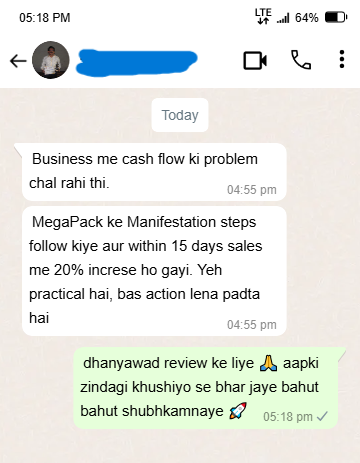 Manifestation Review 4