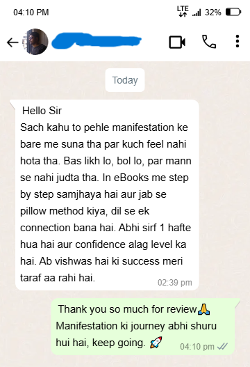 Manifestation Review 2