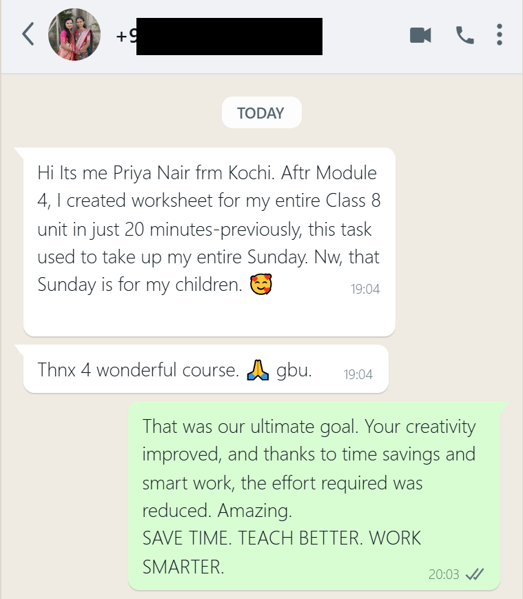 Teacher testimonial 2 — AI Teacher Blueprint