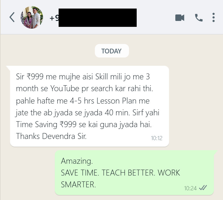 Teacher testimonial 3 — AI Teacher Blueprint